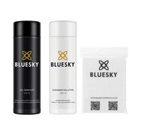 BLUESKY Gel Polish Prep, Wipe and Remove Kit. Acetone Free, Unscented, Duo-250ML-LINT-100. Nail Polish Remover, Gel Nail Polish Removal, Prep and After care