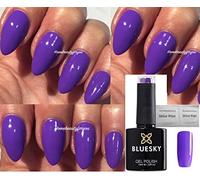 Bluesky GEL POLISH Purple Video Violet Bright New Wave 80641 Nail UV LED Soak Off 10ml