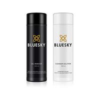 Bluesky Gel Polish Remover and Nail Prep Cleanser Duo, 250ml Each | Degreases the plate before colour goes on and soaks it off without damage afterwards. Salon size for regular home use.