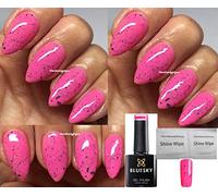 Bluesky Gel Polish SUMMER SMOOTHIE RASPBERRY ROCKET SUM1919, NEON PINK Nail UV LED Soak Off 10ml