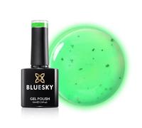 Bluesky Glow in the Dark Gel Nail Polish 10ml, Green Eggsplosion - LCE02, Neon Green Gel Nail Polish for 21 Day Manicure, Requires Curing Under LED UV Nail Lamp