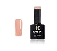Bluesky Glow in the Dark Gel Nail Polish 10ml, Up All Night - Glowing 04 | A soft peach that hides a luminous side once the lights go out. Cures in 60 seconds and lifts off in minutes.