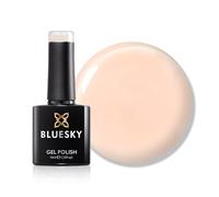 Bluesky Jelly Gel Nail Polish 10ml, Lychee Dew - CHU04, Sheer Coral | A dewy tint that warms the hand without shouting. The glassy finish suits the clean girl look at work or a wedding.