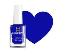 Bluesky Kids Peel Off Nail Varnish 5ml, Boom, Neon Blue | An electric blue that shows up beautifully on tiny nails. No sharp smell and no acetone, just a warm soak to take it off.