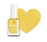 Bluesky Kids Peel Off Nail Varnish 5ml, My Sunshine, Yellow | A cheerful tone that brightens up grey days. Water based and odour free, so it can be worn indoors without a smell.