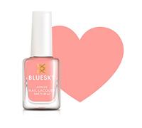 Bluesky Kids Peel Off Nail Varnish 5ml, Sandcastle, Coral | A soft, blushing tone for beach days and quieter tastes. A gentle formula that lifts away after a warm soak.