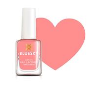 Bluesky Kids Peel Off Nail Varnish 5ml, Sea Shell, Coral | A bright juicy coral for little hands. Water based with no harsh chemicals, and a warm soak lifts it away with no acetone.