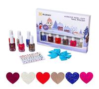Bluesky Kids Peel Off Varnish Set 6 x 5ml, Winter, Bow and Stickers