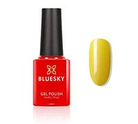 Bluesky Mini Gel Nail Polish 5ml, Bicycle Yellow - 80576 | Upbeat pineapple brightness that lifts a summer manicure. The small bottle packs easily and still covers several sets.