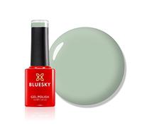 Bluesky Mini Gel Nail Polish 5ml, Centre Stage - FW04, Sage Green | A greyed-off herbal tone that stays subtle on the hand. The little bottle is handy for trying it before a full size.