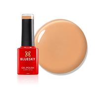 Bluesky Mini Gel Nail Polish 5ml, Tropical Kiss - SS2306, Pale Orange | A soft peachy tone for holiday toes and hands, cured hard in 60 seconds so it will not smudge in your bag.