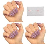 Bluesky Move Over Mauve Nail Polish - D76 Purple Lilac Tone UV/LED Soak Off Gel Nail Polish 10ml + 2 Diva World ® Shine Wipes for FREE