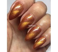 Bluesky Nail Gel Polish CAT EYE CHAMELEON CLN02 MAGNETIC, CHAMPAGNE GOLD MAGNET REQUIRED UV LED Soak Off 10ml (Requires Drying under UV/LED Lamp)