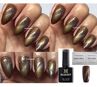 Bluesky NAIL GEL POLISH CAT EYE CHAMELEON CLN07 MAGNETIC, MAGNET REQUIRED UV LED Soak Off 10ml (Requires Drying under UV/LED Lamp) BROWN BRONZE COLOR