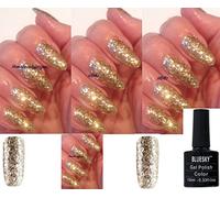 Bluesky Nail Gel Polish Gold Glitter Luxury Gold UV LED Soak Off 10ml KS1049 Christmas Color