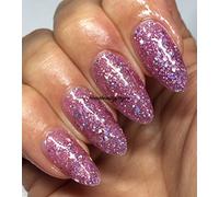 Bluesky Nail Gel Polish Lilac Glitter Purple Glitter Multi Sparkle BLZ48 UV LED Soak Off 10ml (Requires Drying under UV/LED Lamp)