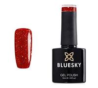 Bluesky Nail Gel Polish ORANGE GLITTER VIP13 Orange Tree Orangey Gold Fine Glitter Sparkle UV LED Soak Off 10ml (Requires Drying under LED/UV Lamp)
