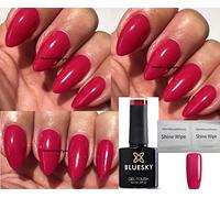 Bluesky Nail Gel Polish Raspberry Ripple Deep Pink Color UV LED Soak Off 10ml