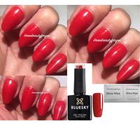 Bluesky Nail Gel Polish Red Hollywood Red Carpet Pillar Box Red Color 80521 UV LED Soak Off 10ml