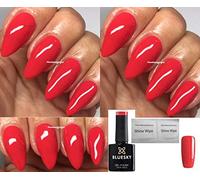 Bluesky Nail Gel Polish RED, PINKY RED, THE BIG APPLE UV LED Soak Off 10ml 7332