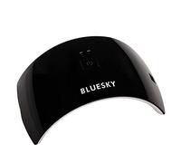 BLUESKY Professional LED and UV Light Nail Lamp for Gel Polish Curing, 24W Professional Nail Dryer with 2 Timers, Auto Sensor, UK Plug, Black