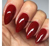 Bluesky RED GLITTER Nail Gel Polish UV LED Soak Off 10ml, Choose Your Red Christmas Glitter (DC19 ENDLESS PASSION/FINE GLITTER)