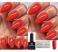 Bluesky RED MINX AN ORANGEY RED COLOR 63915 Nail Gel Polish UV LED Soak Off 10ml