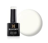 BLUESKY Ridge Filler Base Coat, MB10, White, Gel Nail Polish, Rubber Base Gel, 10ml