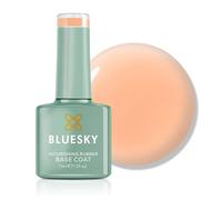 Bluesky Rubber Base Coat 15ml, Citrus Breeze - BNR05, Salon Size | The warm apricot neutral in the bigger bottle, half as much again for techs going through it every week.