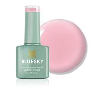 Bluesky Rubber Base Coat 15ml - Dawn Rose - BNR04, Base Gel for Nails, Strengthening Gel Base Coat for 21 Day Manicure, LED UV Lamp Required