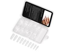 Bluesky Soft Gel Nail Tips - Coffin. Coffin Nail Tips for False Nails - 100 Pieces. Full cover Nail Tips x 100