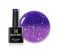 Bluesky Temperature Change Gel Nail Polish 10ml, Paradise - TC034, Blue | Shifts between violet and a soft icy tone as your hands warm or cool, giving two looks from one coat.