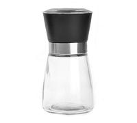 BlueSnail Manual Grips Glass Salt Pepper Grinder Seasoning Bottle (5.1", Black)
