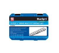 BlueSpot 01554 19Piece Multi Fit 1/2" Drive Socket Set (8-32mm)