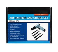 BlueSpot 07951 150mm (6") Air Hammer and Chisel Set