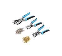 BlueSpot 08802 3 Piece Punch And Eyelet Plier Set