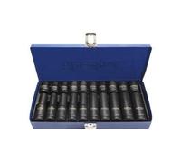BlueSpot 1/2" Deep and Shallow Metric Impact Sockets 20Pcs Set 10-19mm