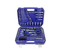 BlueSpot 1/4", 3/8" & 1/2" Metric & SAE Socket and Spanner 120Pcs Set