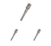 BlueSpot 1/4" Hex to 1/2" Socket Adaptor (Pack of 3)