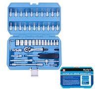 Blue Spot Tools Socket Set 01530 46-Piece 1/4" Chrome Vanadium (4-14mm)