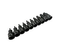 BlueSpot 10 piece 1/2" Impact Torx Bit Sockets (T20-T70)