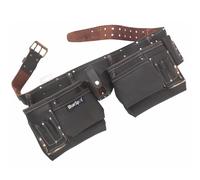10 Pocket Heavy Duty Oil Tanned Tool Pouch - Belt Leather Double Deluxe Blue - tool belt oil tanned leather double deluxe blue spot 16335