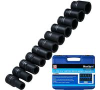 BlueSpot 11pc Metric Deep Impact Sockets 17mm - 38mm 3/4" Drive Socket Set