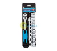 Blue Spot Tools 1502 Blue Spot 12 Piece 3/8 inch Drive Socket Set, Chrome