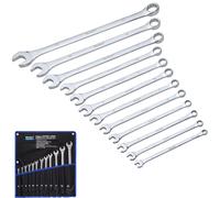 BlueSpot 12Pcs XL Metric Combination Spanner Set Open End Spanners 6-22mm