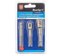 BlueSpot 14108 3 PCE Chrome Vanadium Socket Adaptor Set