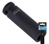 BlueSpot 16mm Deep Socket Impact Hex 6 Point Single CRV Steel 1/2" Drive