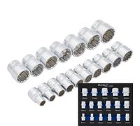 Blue Spot Tools 0156417PCE 3/8" Metric Shallow Sockets (8-24MM)