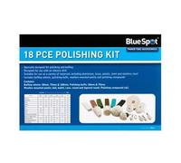 BlueSpot 18 Piece Polishing Kit Cotton Wheels