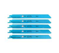 BlueSpot 19009 5-Piece 200mm (7.9") Metal Cutting Reciprocating Saw Blades